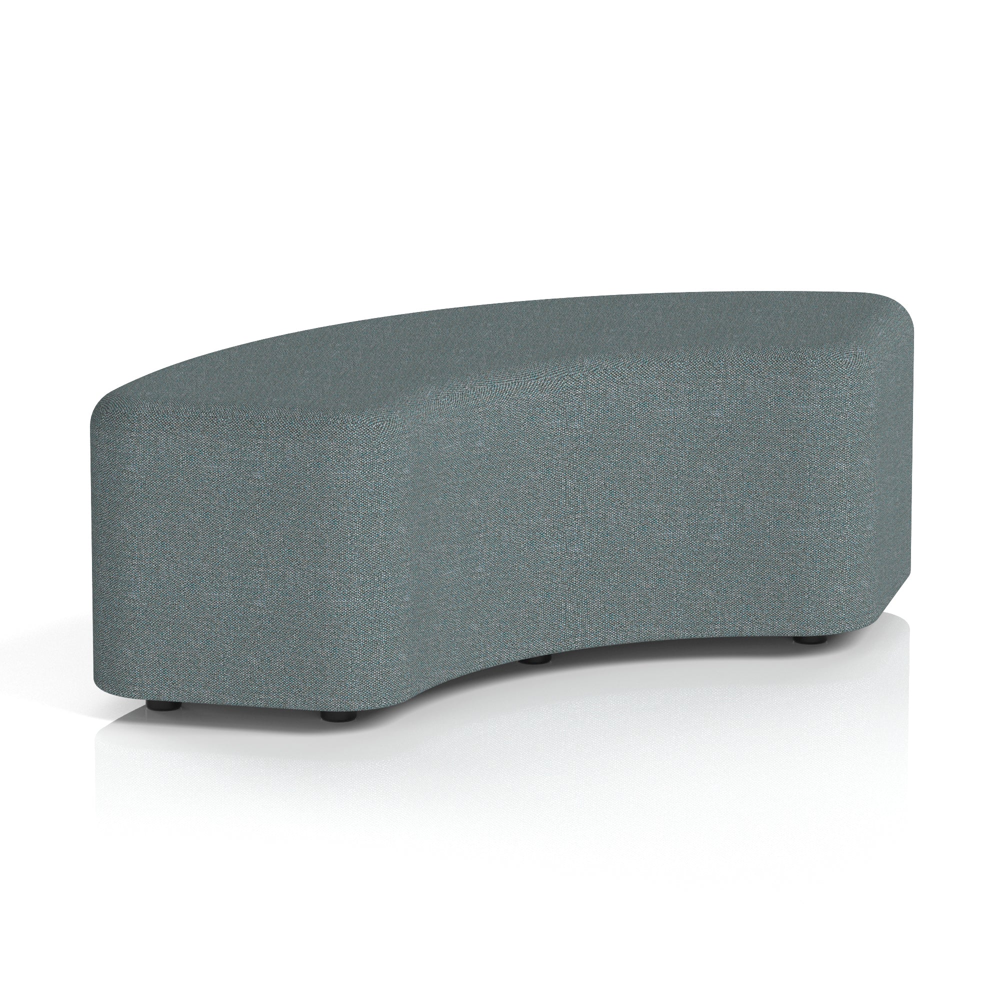 Harlestone Curved Stool – 90° or 180° Single-Tone Office Seating, Multiple Fabric Colours, Pre-Assembled, Quality Materials, 10yr Frame & 5yr Fabric Warranty