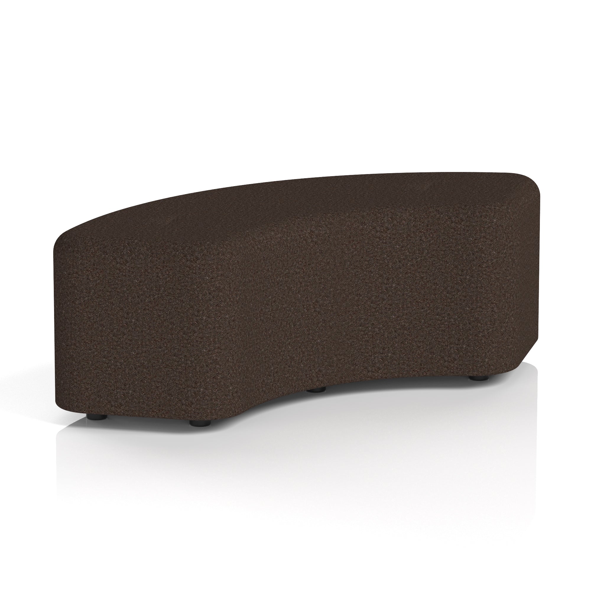 Harlestone Curved Stool – 90° or 180° Single-Tone Office Seating, Multiple Fabric Colours, Pre-Assembled, Quality Materials, 10yr Frame & 5yr Fabric Warranty