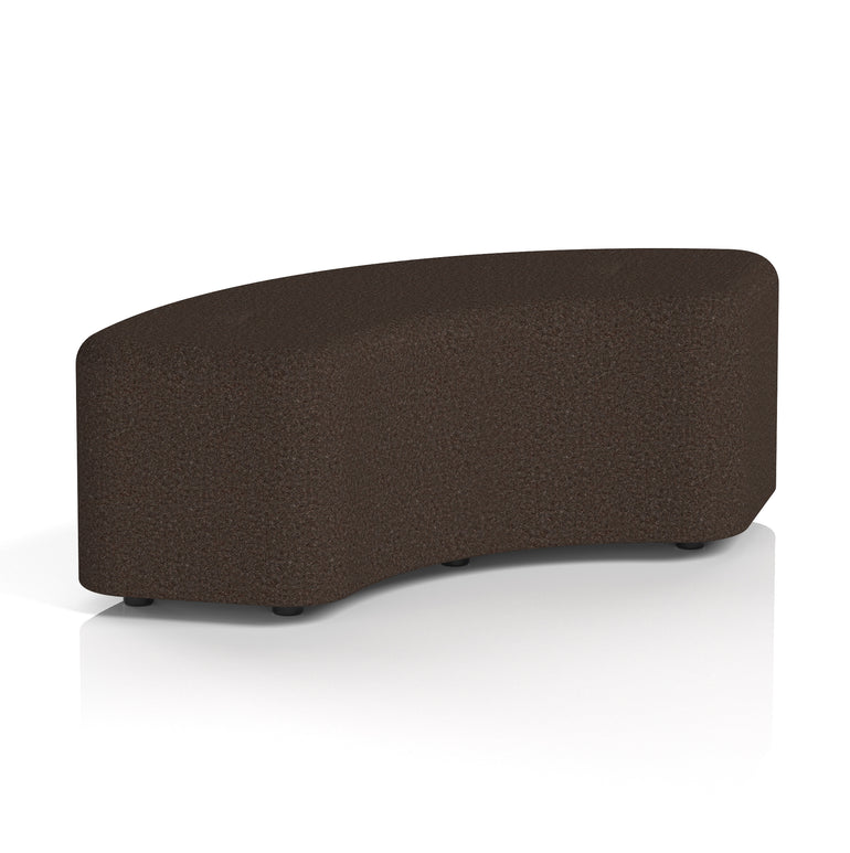 Harlestone Curved Stool – 90° or 180° Single-Tone Office Seating, Multiple Fabric Colours, Pre-Assembled, Quality Materials, 10yr Frame & 5yr Fabric Warranty
