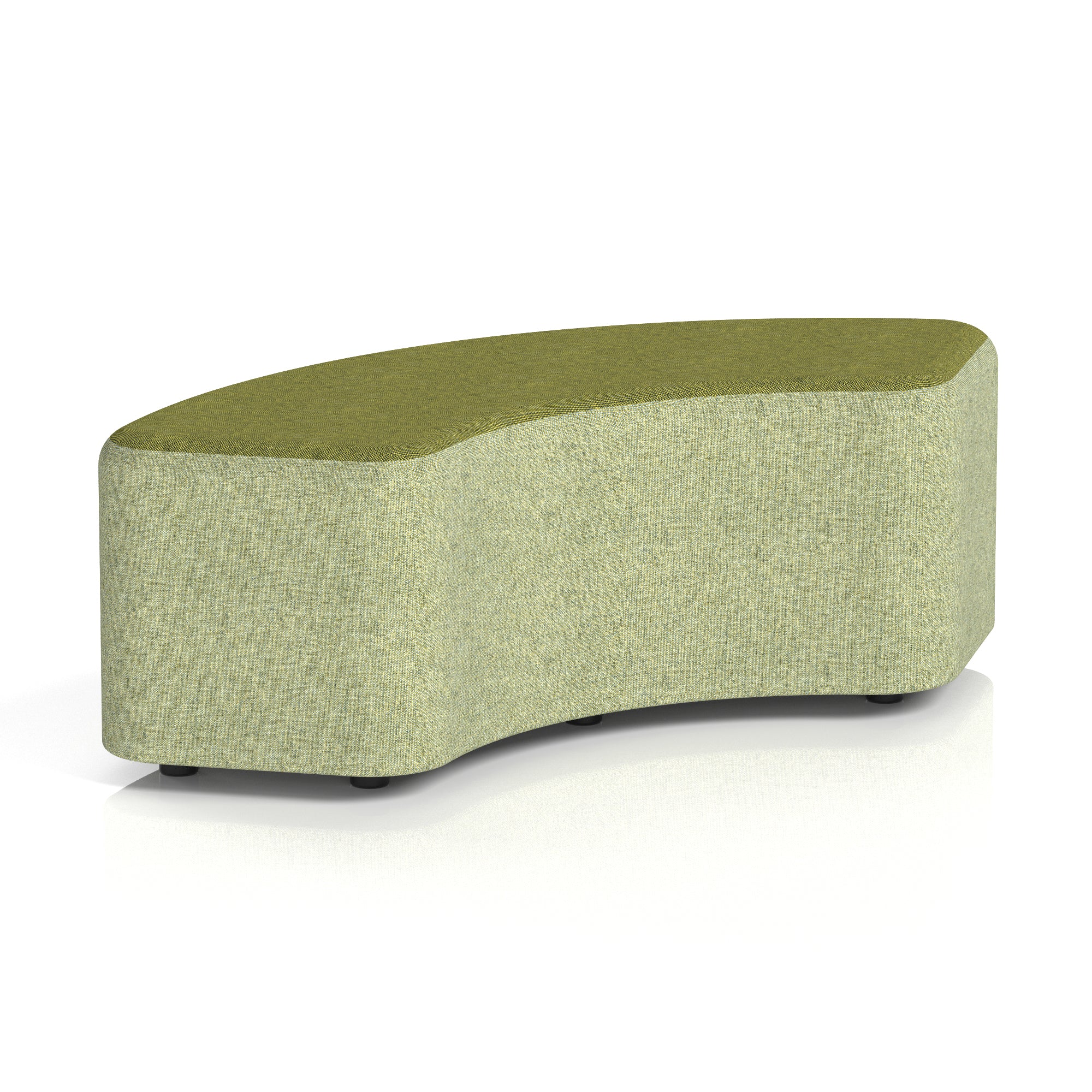 Harlestone Curved Modular Stool, 90° or 180° Two-Tone Design, Multiple Fabric & Colour Options, Plywood/Foam/Fabric, Fully Assembled, 10yr Frame Warranty – Office Reception Seating