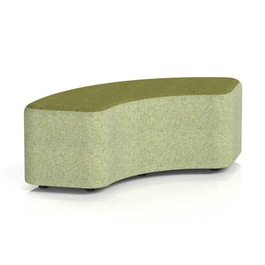 Harlestone Curved Modular Stool, 90° or 180° Two-Tone Design, Multiple Fabric & Colour Options, Plywood/Foam/Fabric, Fully Assembled, 10yr Frame Warranty – Office Reception Seating