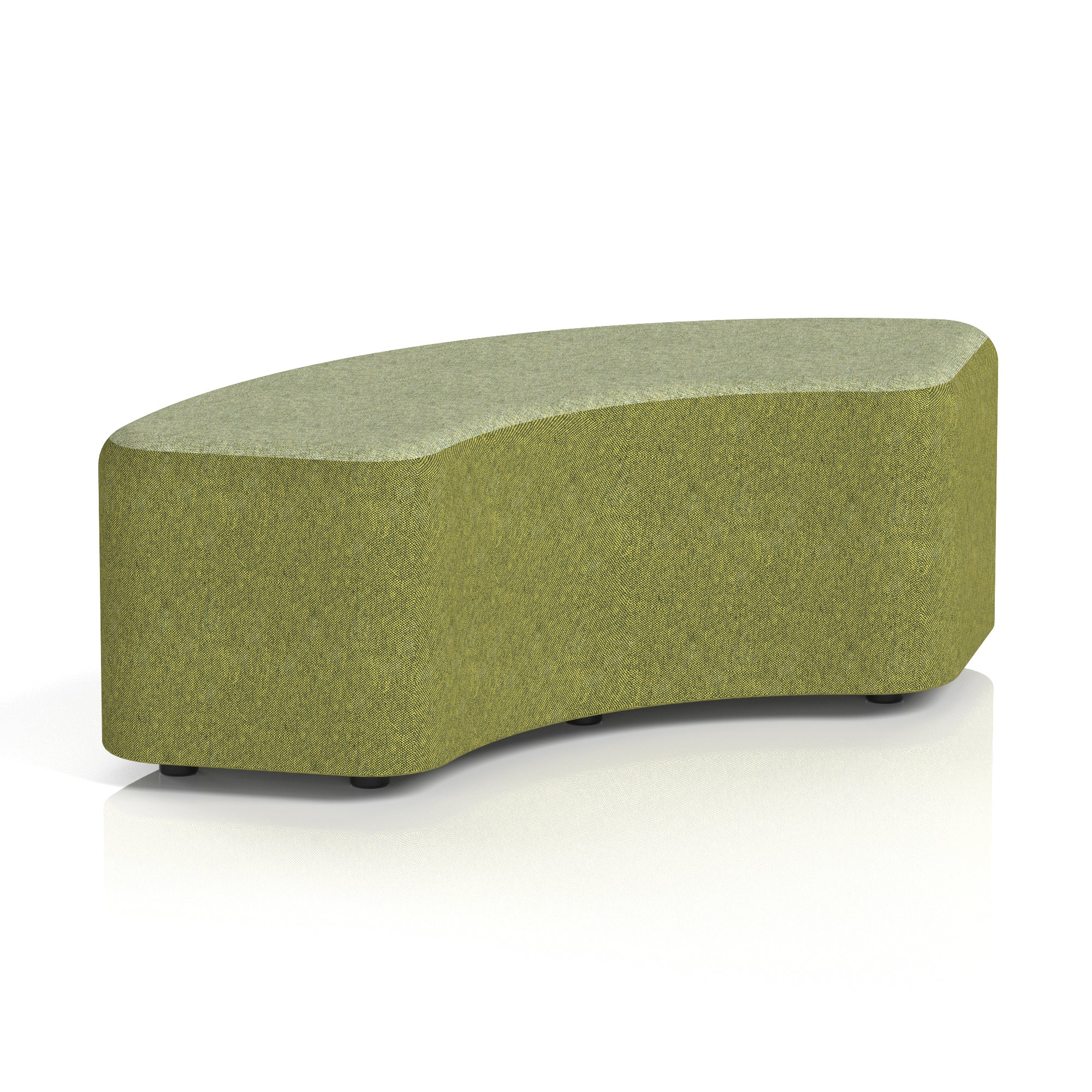 Harlestone Curved Modular Stool, 90° or 180° Two-Tone Design, Multiple Fabric & Colour Options, Plywood/Foam/Fabric, Fully Assembled, 10yr Frame Warranty – Office Reception Seating