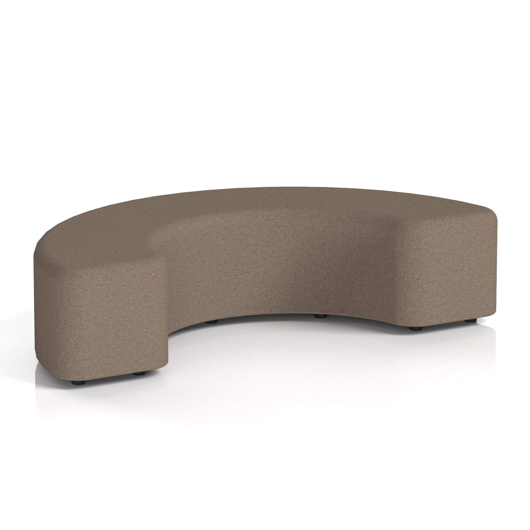 Harlestone Curved Stool – 90° or 180° Single-Tone Office Seating, Multiple Fabric Colours, Pre-Assembled, Quality Materials, 10yr Frame & 5yr Fabric Warranty