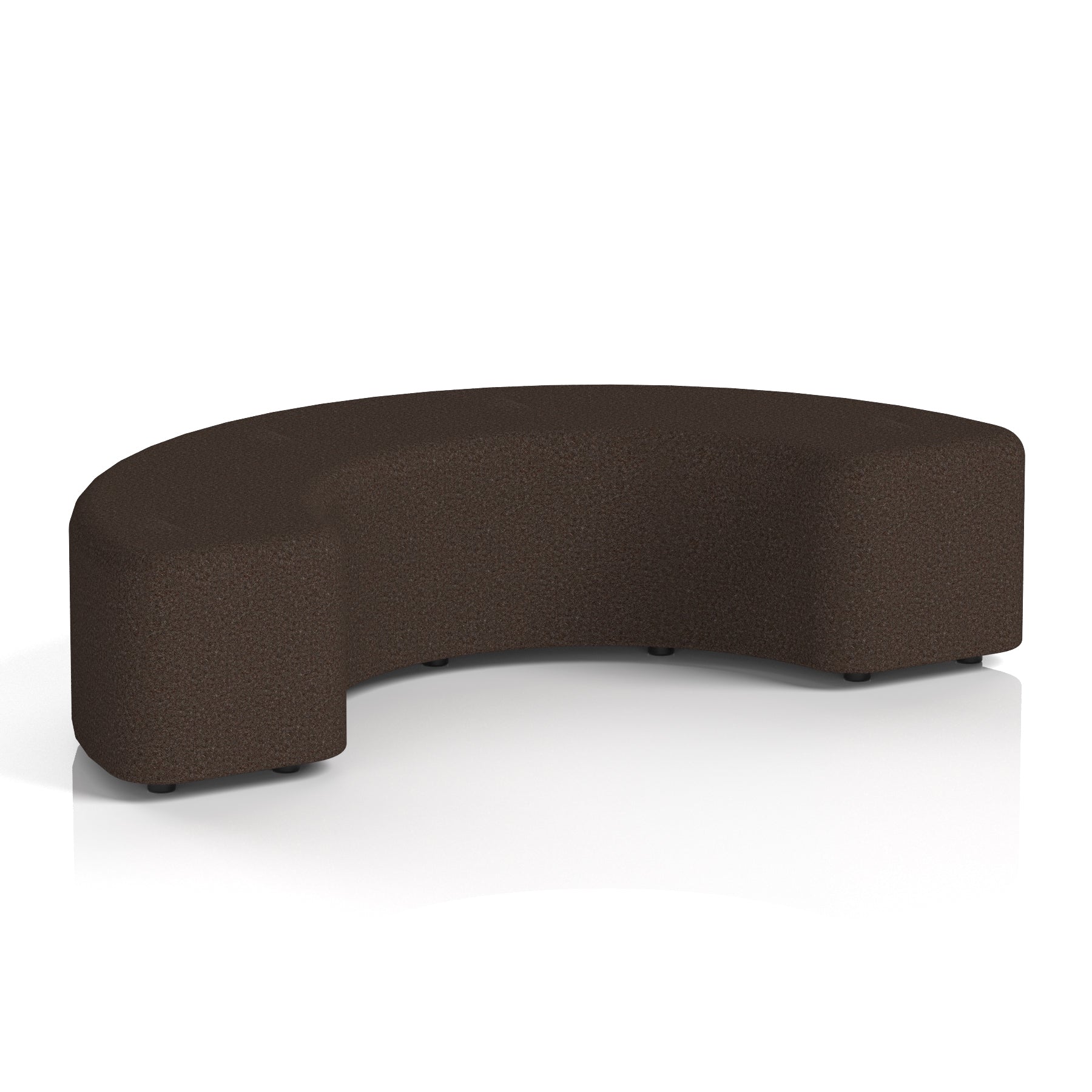 Harlestone Curved Stool – 90° or 180° Single-Tone Office Seating, Multiple Fabric Colours, Pre-Assembled, Quality Materials, 10yr Frame & 5yr Fabric Warranty