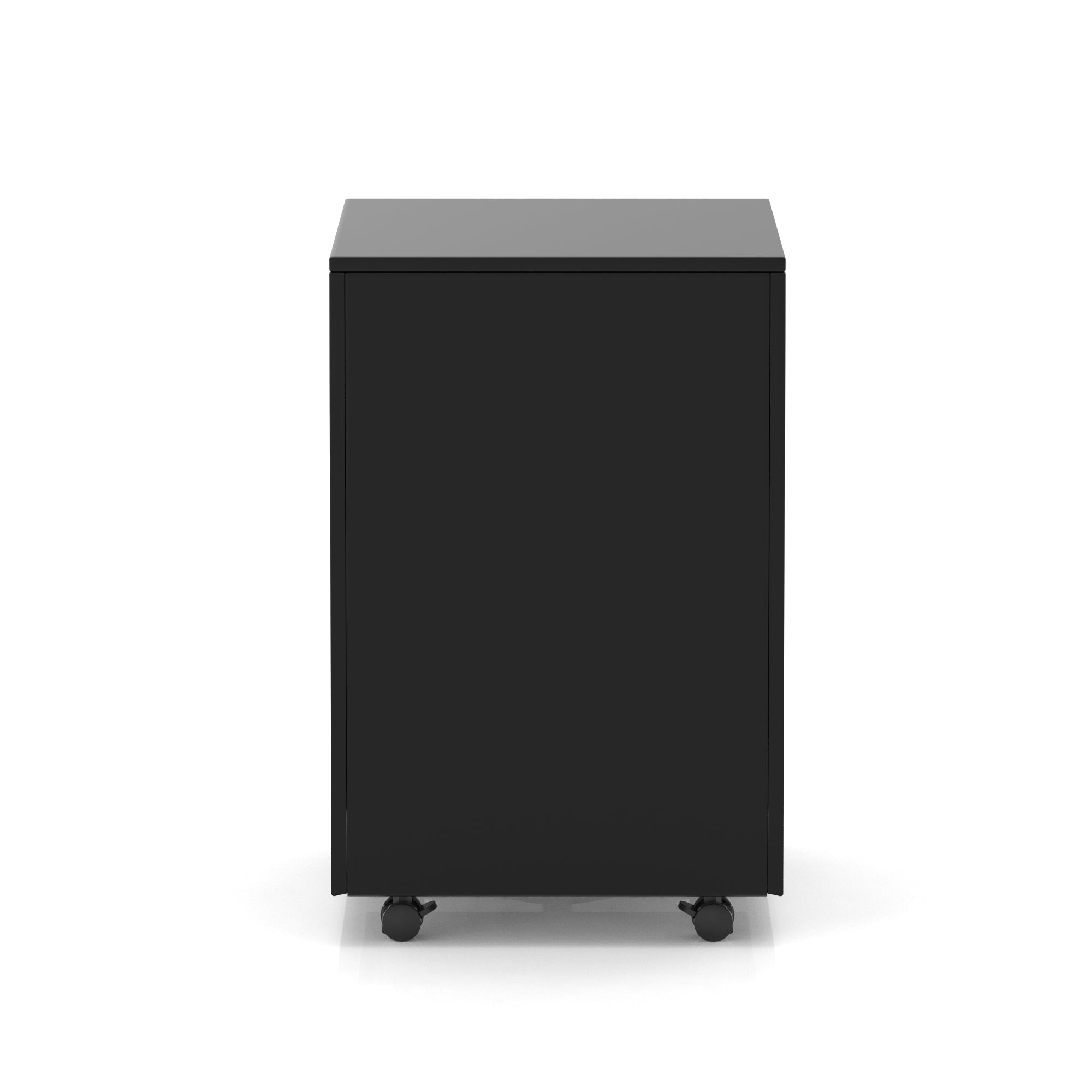 Base Mobile Steel Pedestal 3 Drawer – Fully Assembled Office Filing Cabinet, Durable Steel, Lockable, 5 Year Warranty, Mobile on Wheels, Available in Black, Silver or White