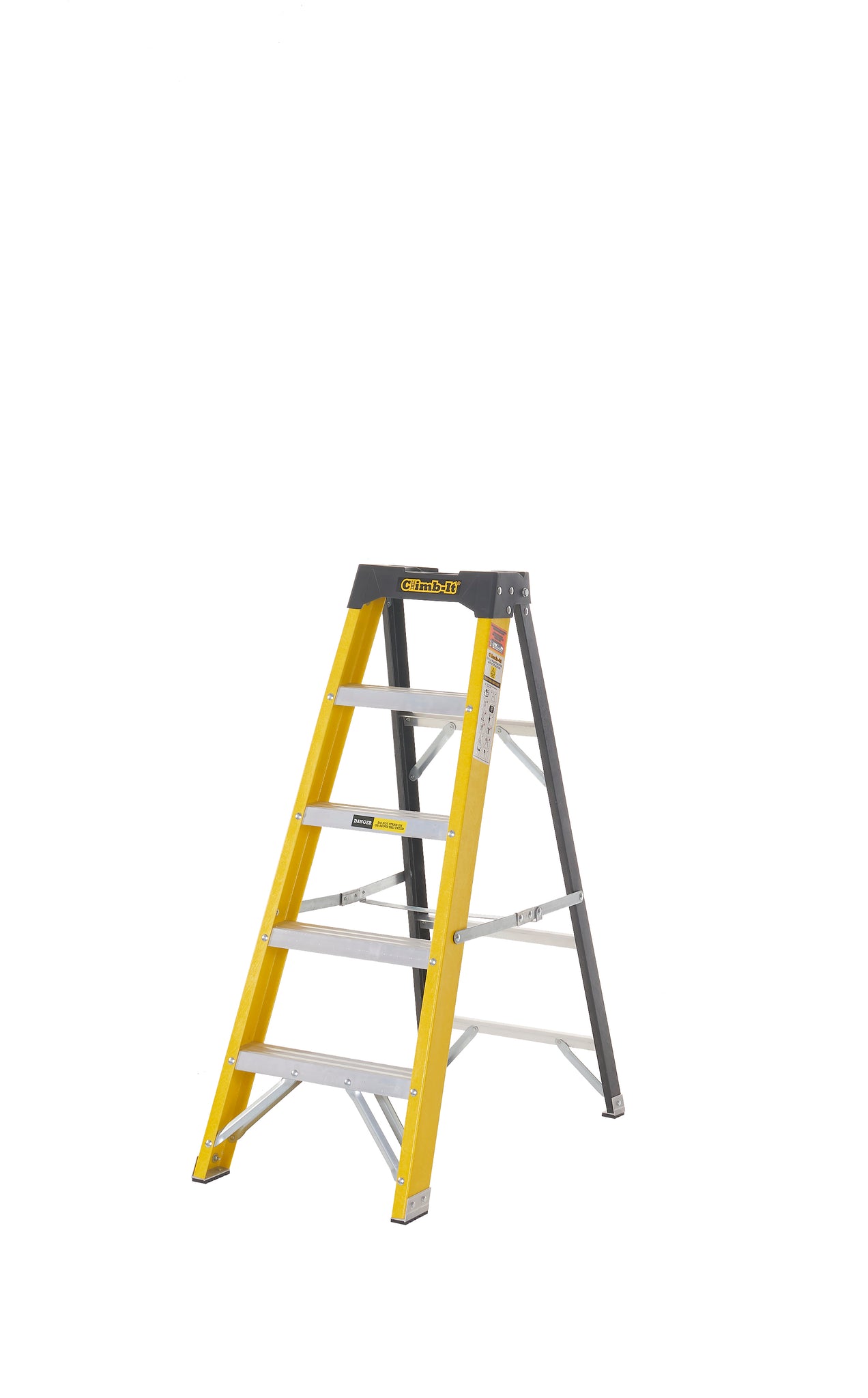 Climb It Glass Fibre Swingback Stepladders