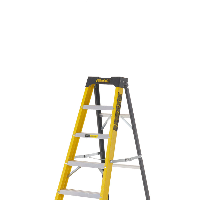 Climb It Glass Fibre Swingback Stepladders