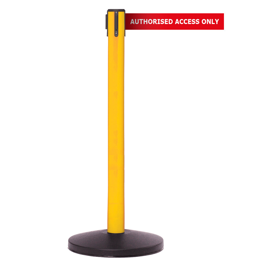 Safety Belt Barriers Messaged Belt
