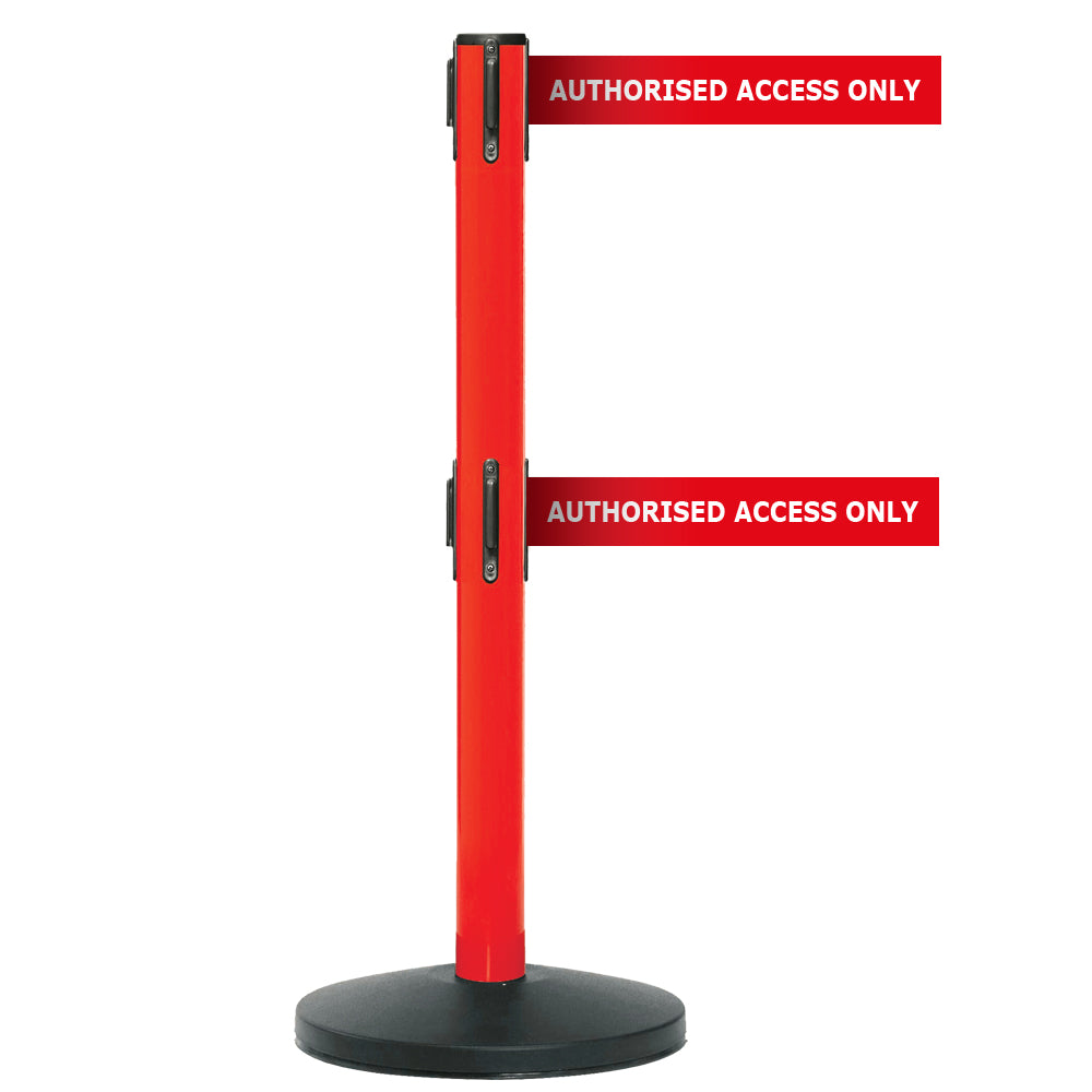 Safety Belt Barriers Messaged Belt