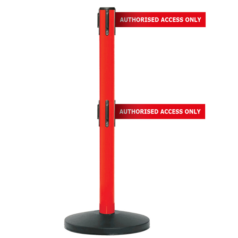 Safety Belt Barriers Messaged Belt