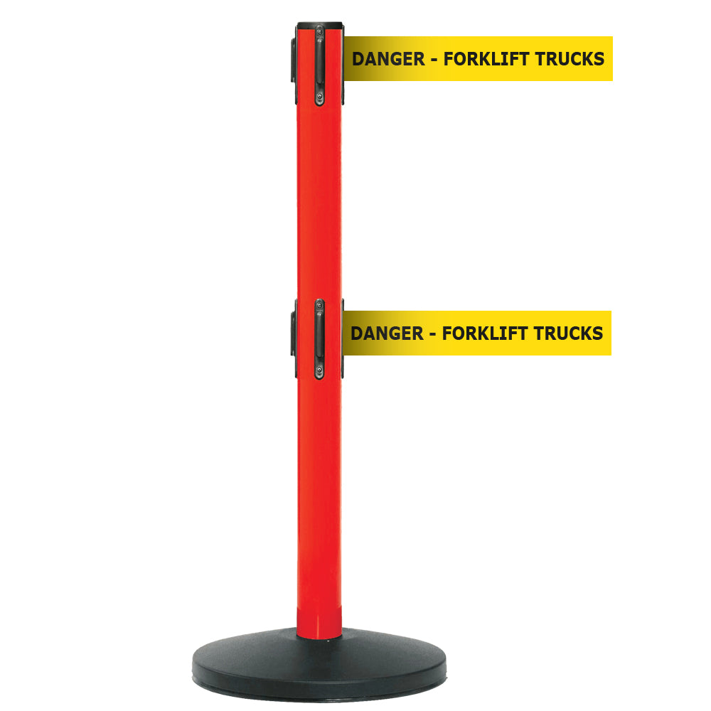 Safety Belt Barriers Messaged Belt