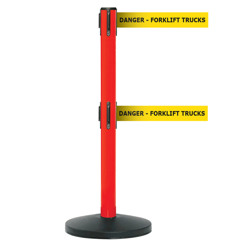 Safety Belt Barriers Messaged Belt