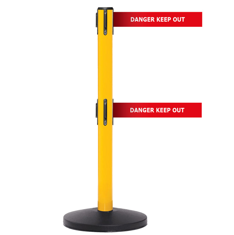Safety Belt Barriers Messaged Belt