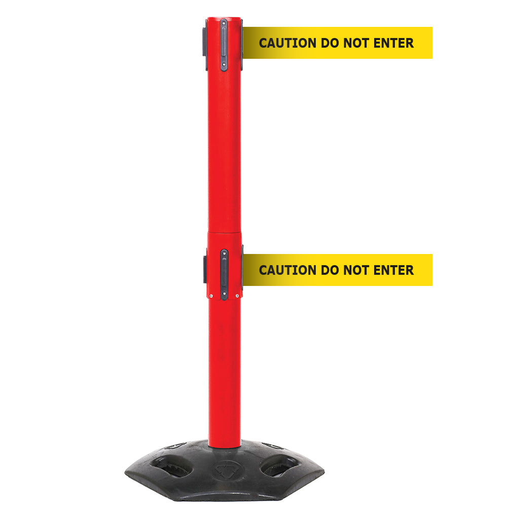 Weatherproof Barriers Messaged Twin Belt