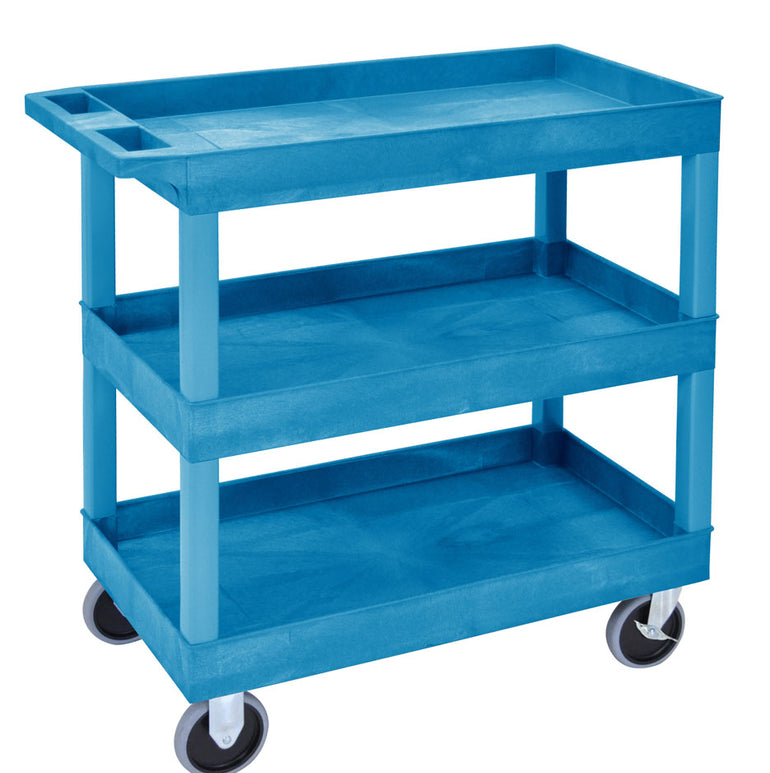 Plastic Multi Purpose Trolleys With Storage Trays