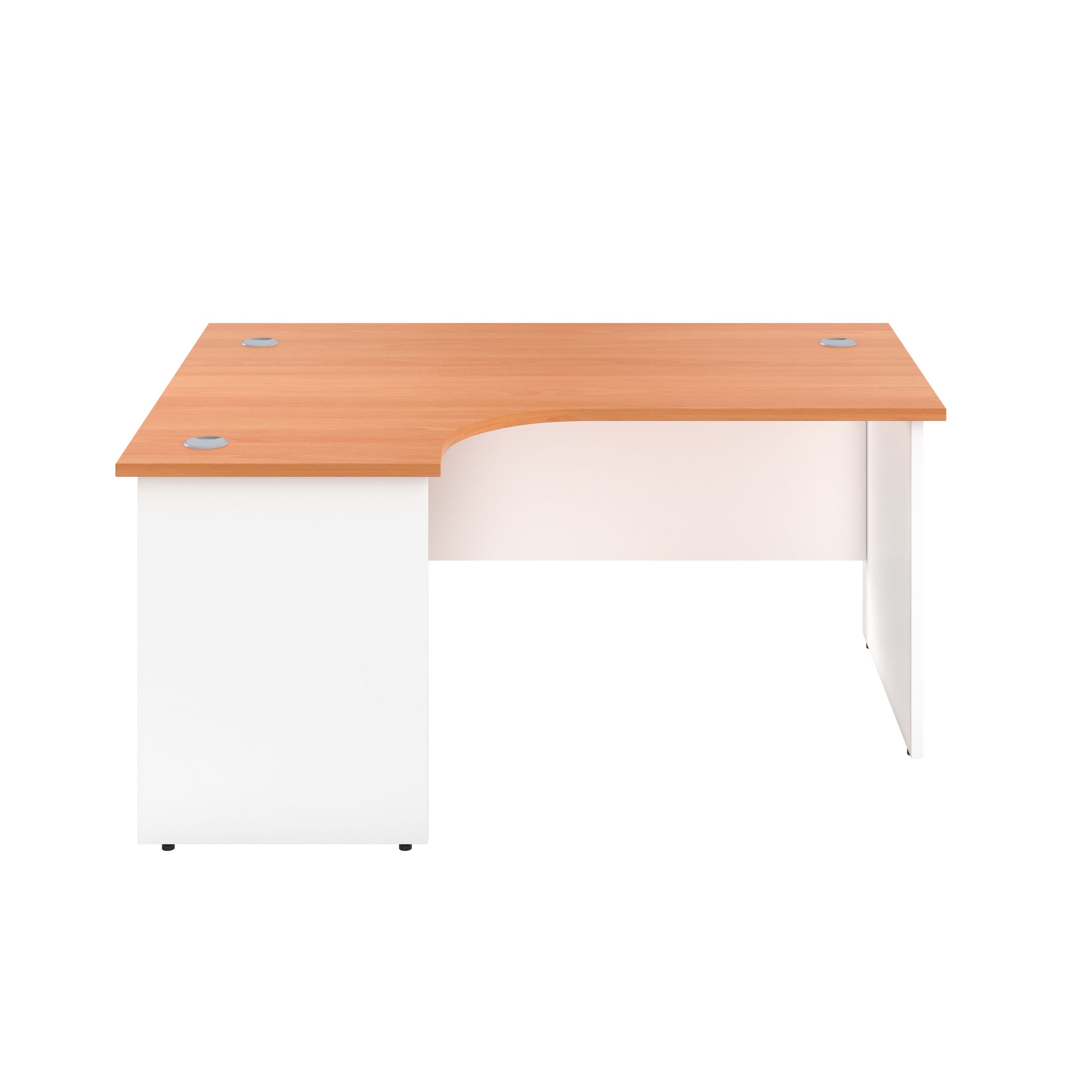 TC Panel Plus Left Hand 1800mm Crescent Desk