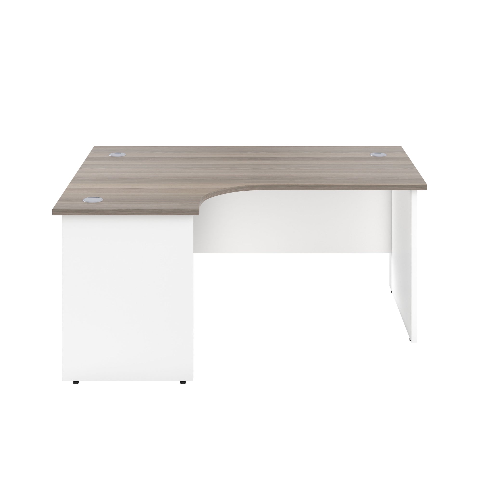 TC Panel Plus Left Hand 1800mm Crescent Desk