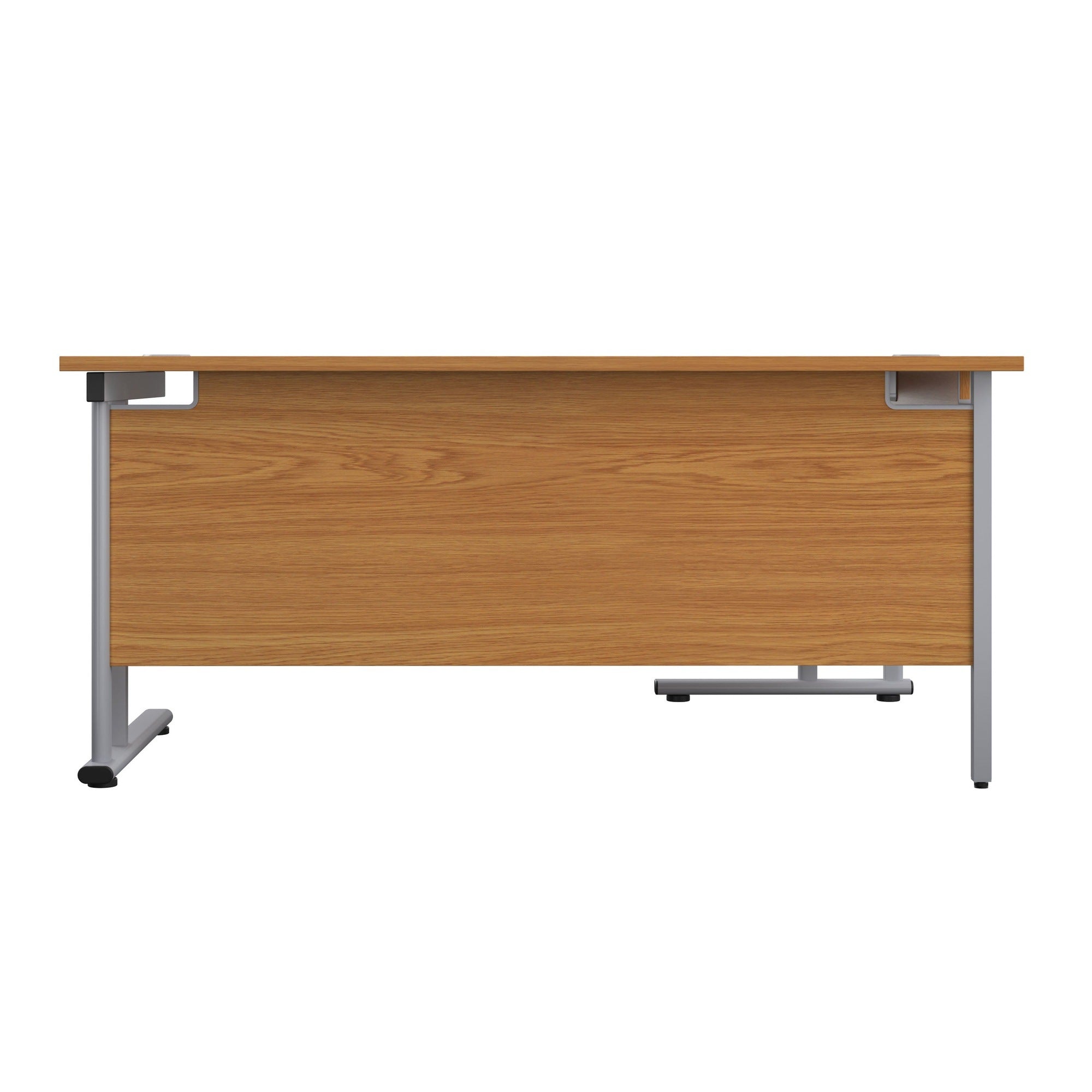 Twin Upright Left Hand 1600mm Crescent Desk