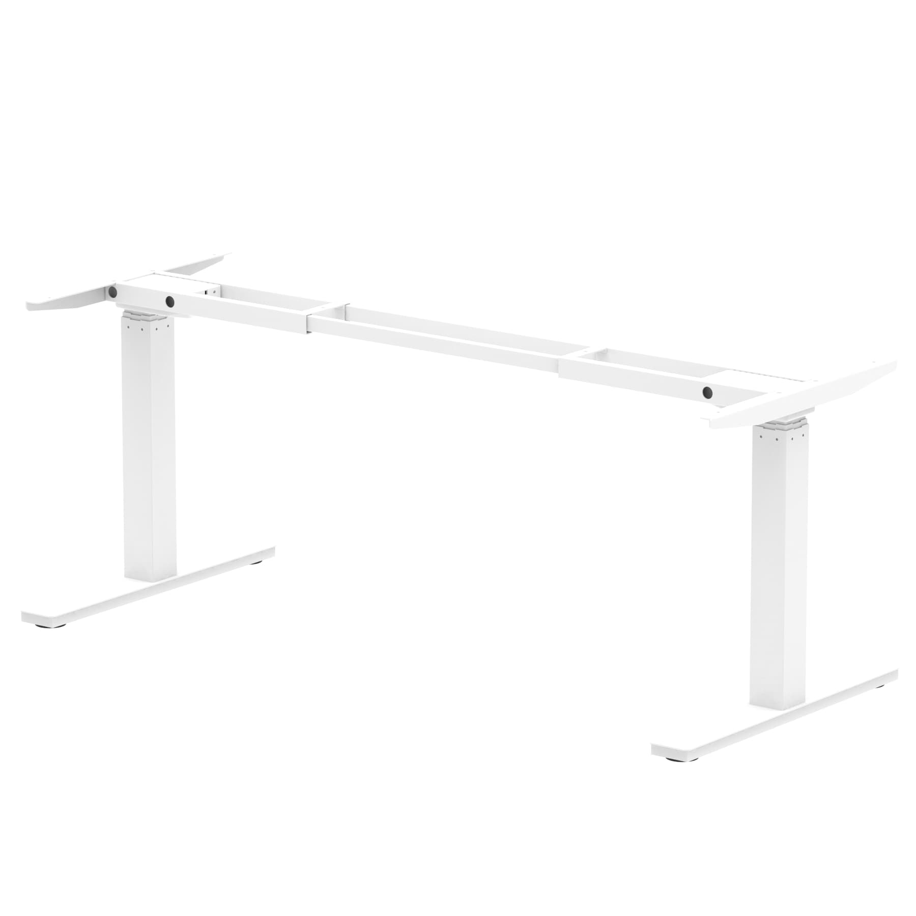 Air Height Adjustable Leg - Steel Rectangular Desk/Table Leg, 660-1310mm, 40mm/s Speed, 5-Year Guarantee, Self-Assembly - Air Brand