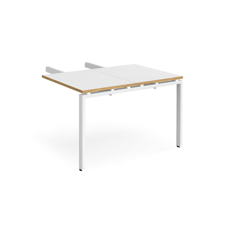 Adapt add on unit double return desk 800mm x 1200mm - Office Products Online