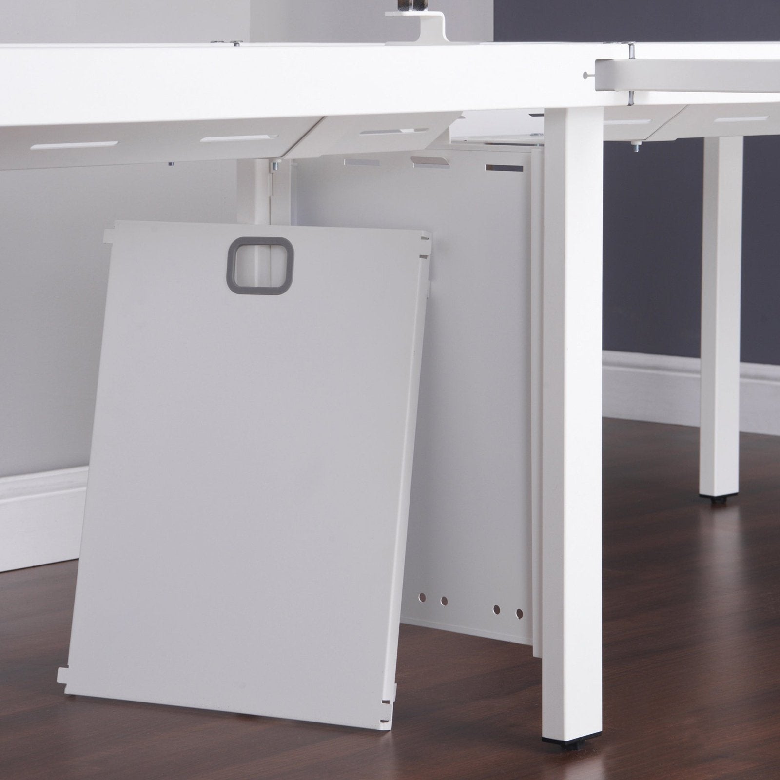 Adapt mass vertical cable riser for intermediate bench leg - Office Products Online