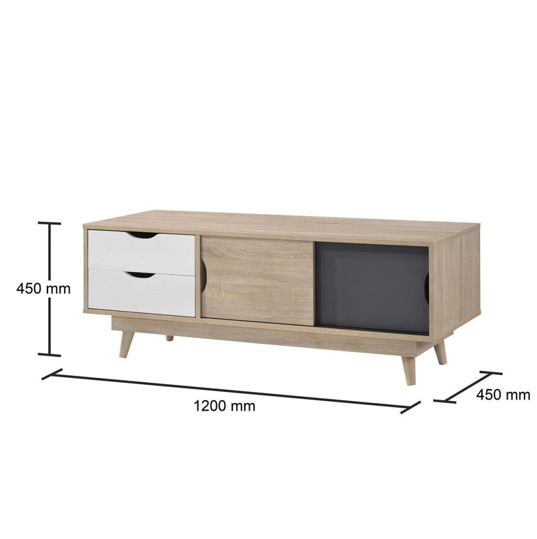 Alford Door Drawer TV Unit allhomely