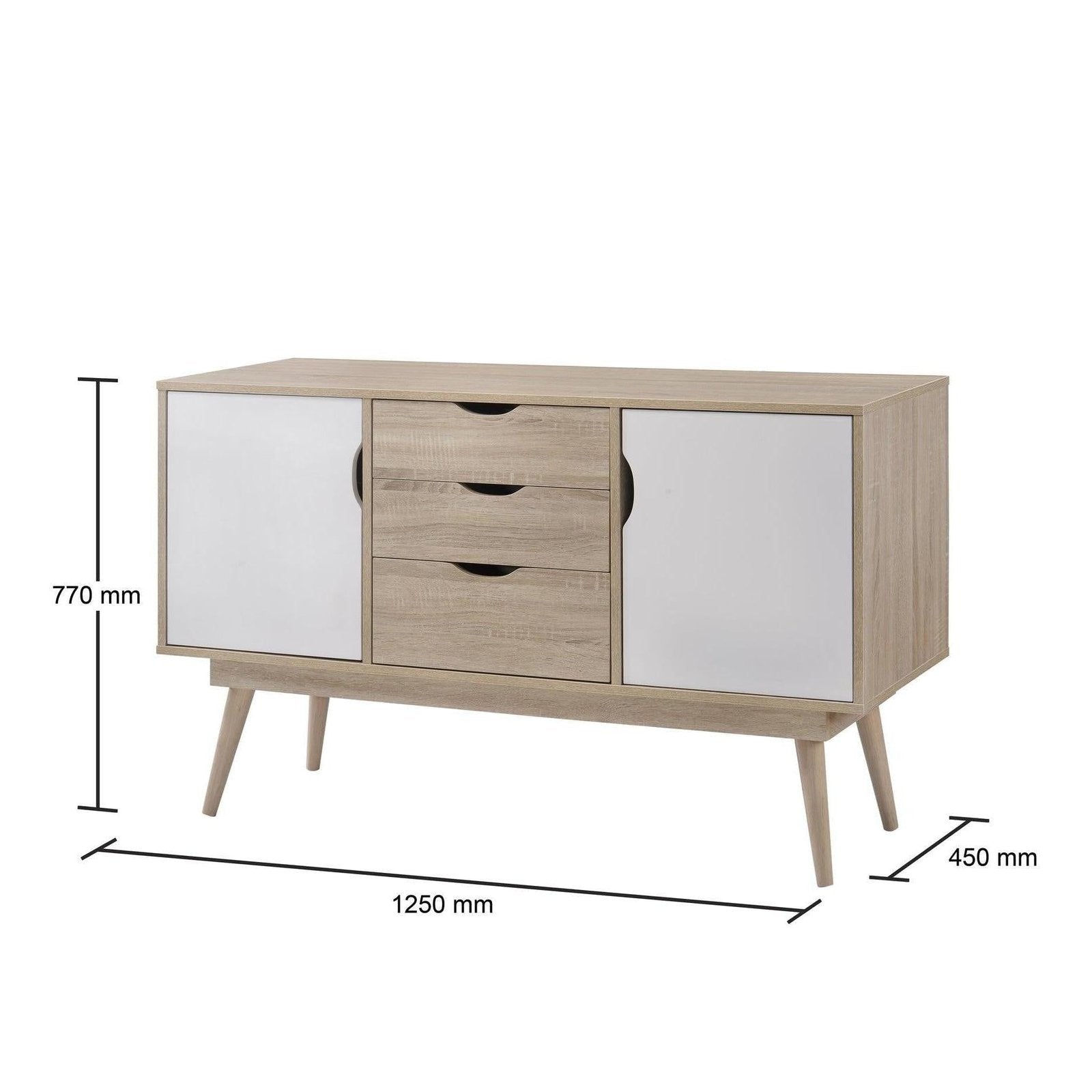 Scandinavian outlet style sideboard