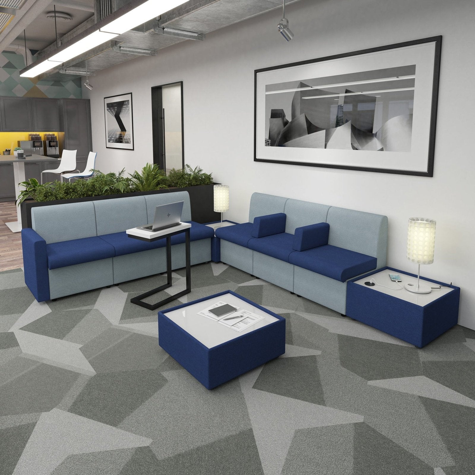 Alto modular reception seating - Office Products Online