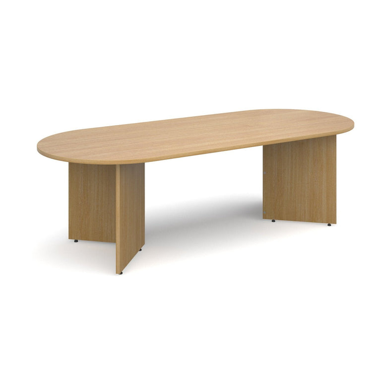 Arrow head leg radial end boardroom table - Office Products Online