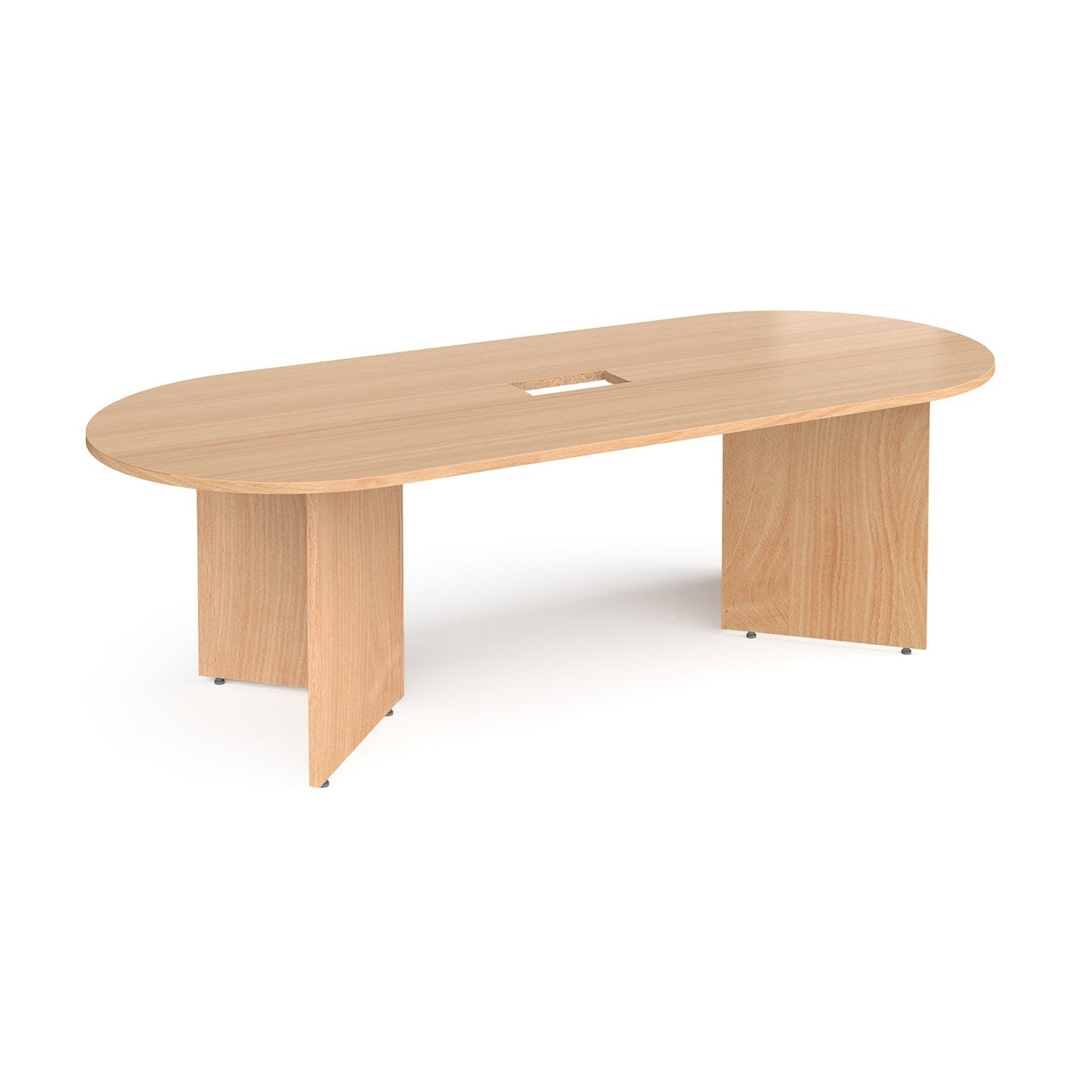 Arrow head leg radial end boardroom table - Office Products Online