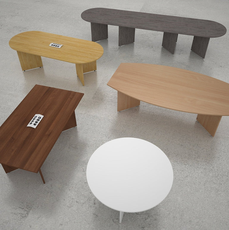 Arrow head leg rectangular boardroom table - Office Products Online