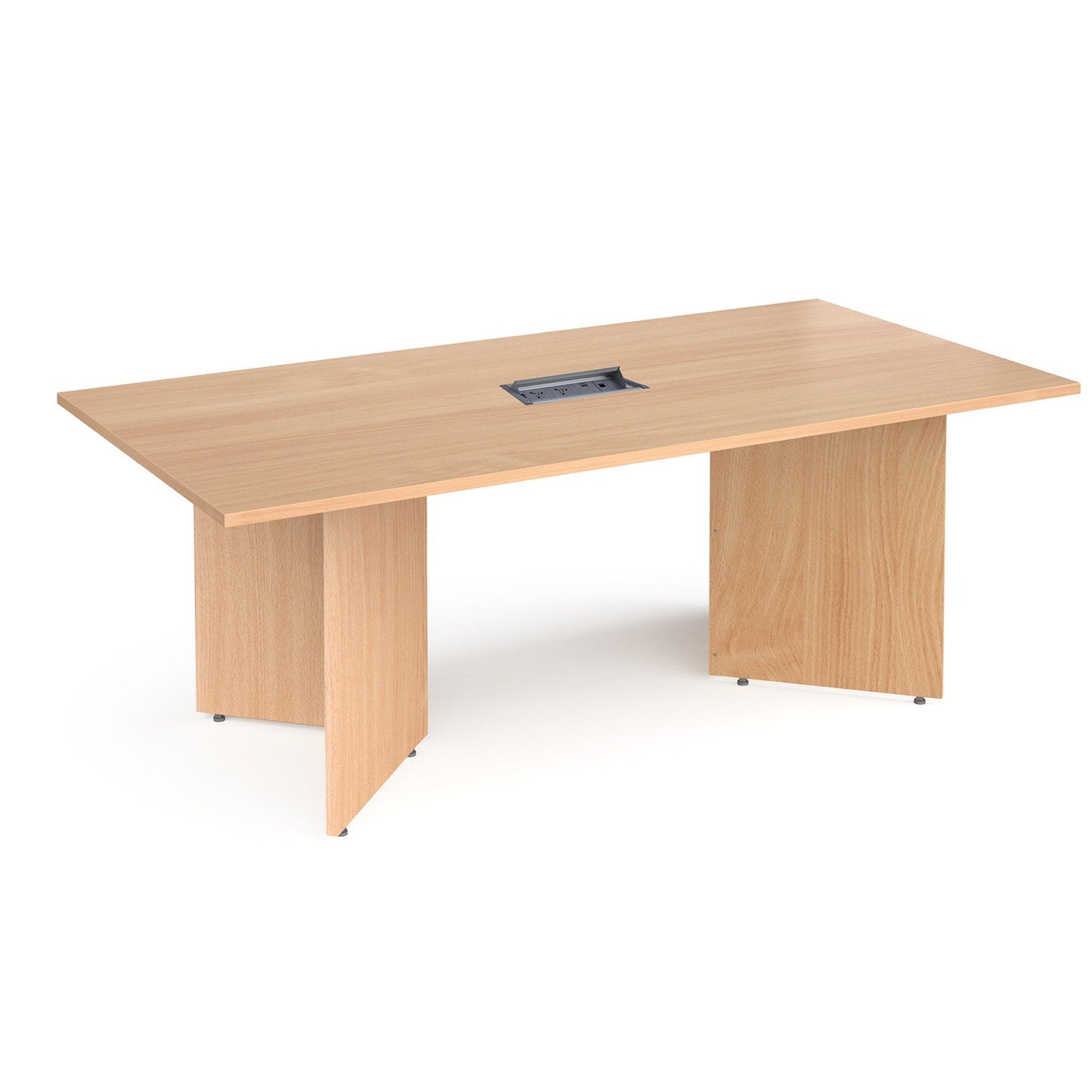 Arrow head leg rectangular boardroom table - Office Products Online