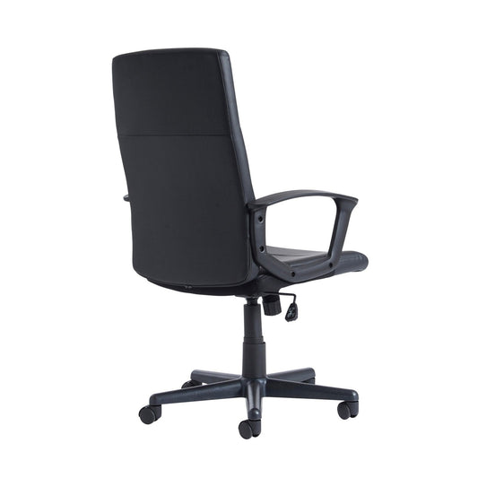 Ascona high back managers chair - black faux leather - Office Products Online