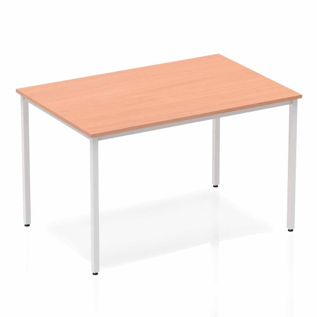Impulse Straight Table Box Frame Leg - Rectangular MFC Desk, Self-Asse ...