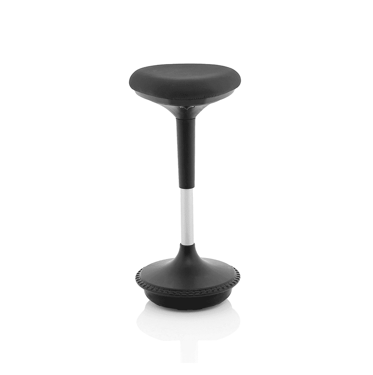 Sittall Deluxe Posture Stool - Ergonomic Fabric Seat, Metal & Elastomer Frame, Gas Height Adjustment, 135kg Capacity, 6hr Usage, 2yr Guarantee - Flat Packed