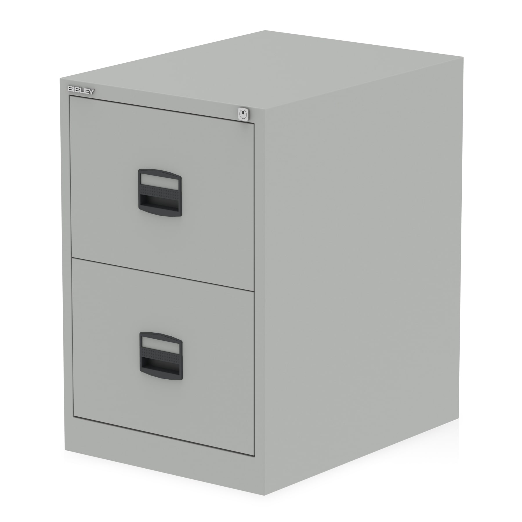 Bisley Qube Steel Filing Cabinet - Lockable Drawers, 2/3/4 Drawer Options, 470x622mm (WxD), 5-Year Guarantee