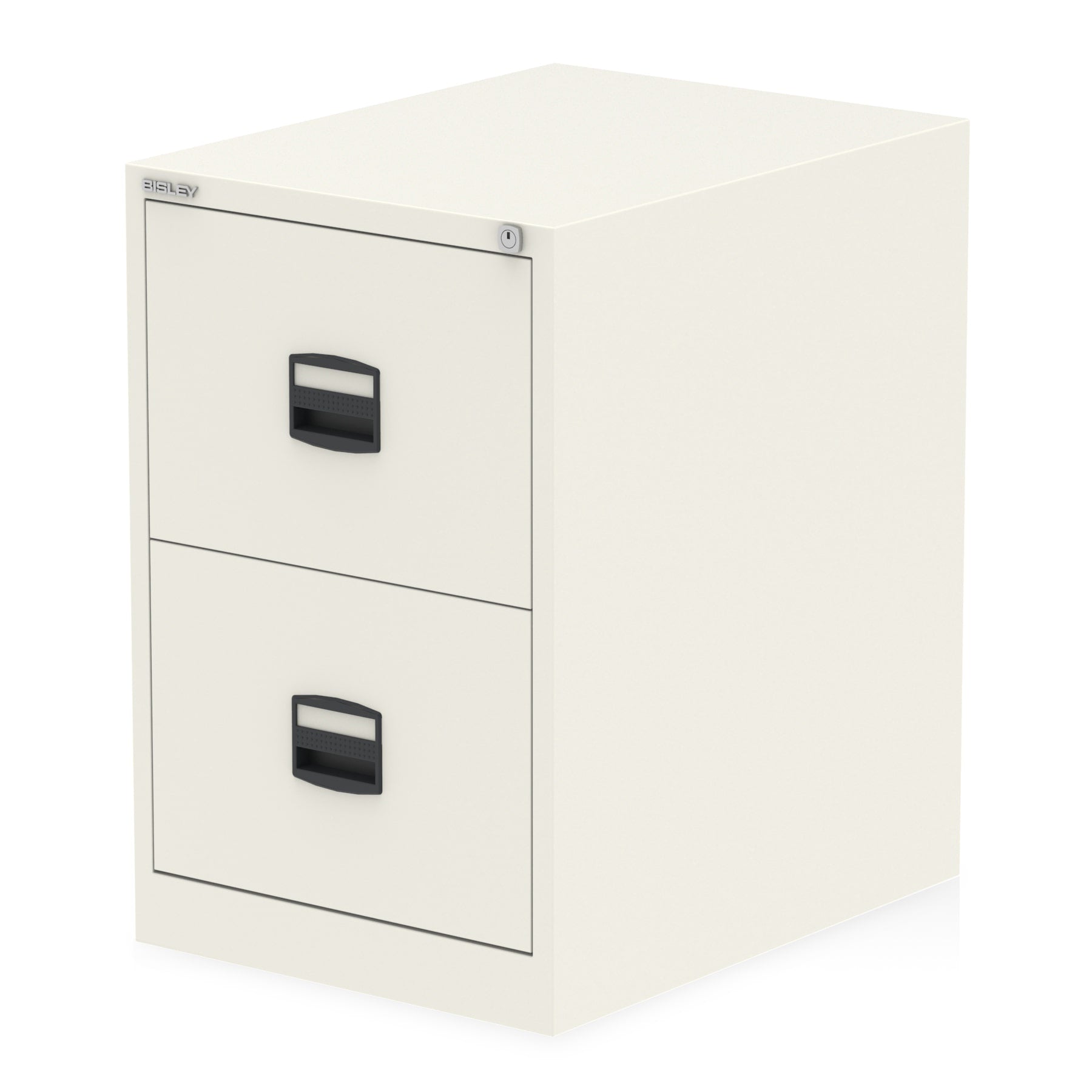 Bisley Qube Steel Filing Cabinet - Lockable Drawers, 2/3/4 Drawer Options, 470x622mm (WxD), 5-Year Guarantee