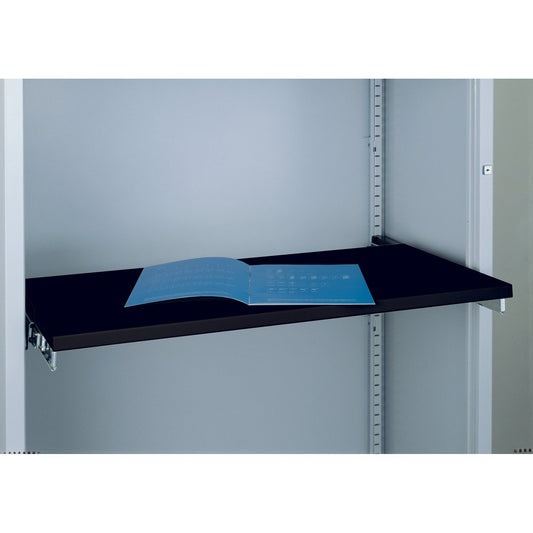 Bisley Qube Roll Out Reference Shelf - 800mm Steel, 5-Year Guarantee, No Assembly Required