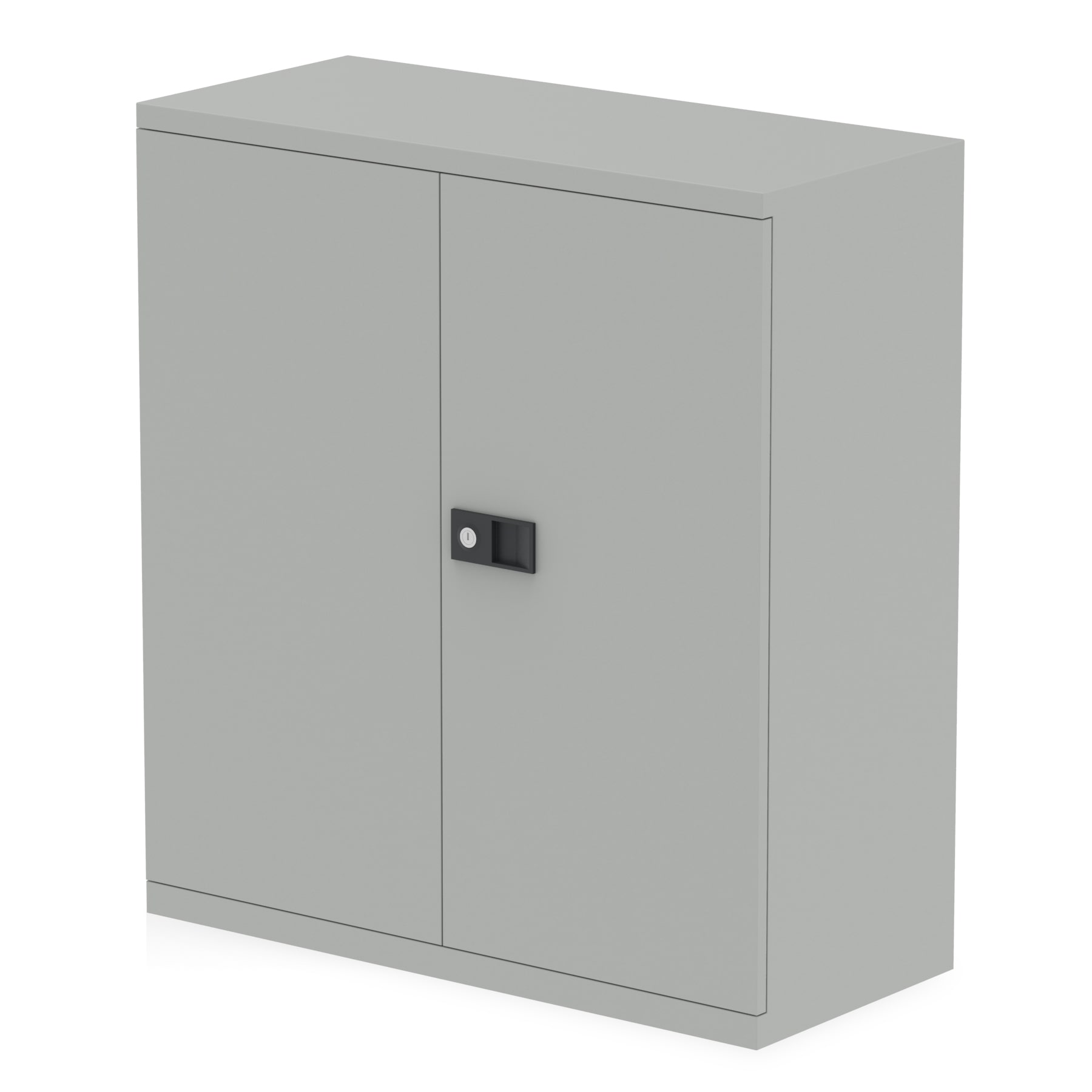Bisley Qube Steel Stationery Cupboard - Lockable, Adjustable Shelves, 5-Year Guarantee, 2 Sizes (W914 x D400 x H1000/1806mm)