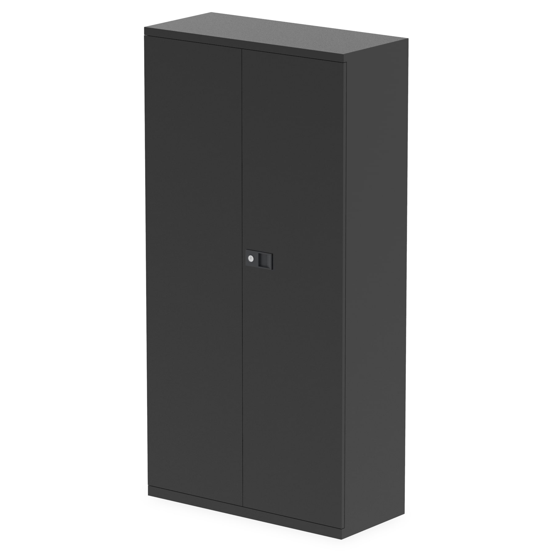 Bisley Qube Steel Stationery Cupboard - Lockable, Adjustable Shelves, 5-Year Guarantee, 2 Sizes (W914 x D400 x H1000/1806mm)