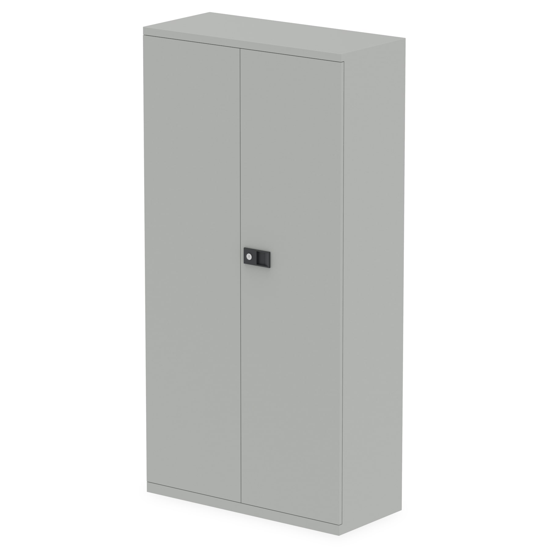 Bisley Qube Steel Stationery Cupboard - Lockable, Adjustable Shelves, 5-Year Guarantee, 2 Sizes (W914 x D400 x H1000/1806mm)