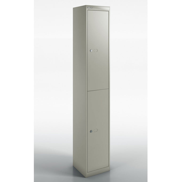 Bisley Qube Locker - 1-4 Doors, Standard or Slim, Steel, Lockable, 305x457x1802mm, 5-Year Guarantee