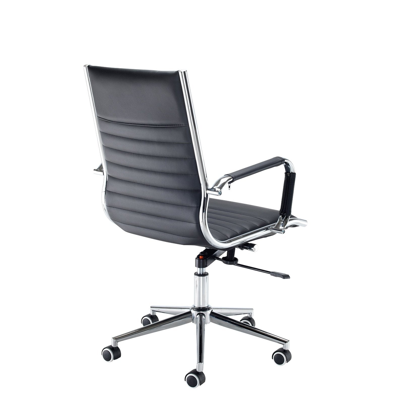 Bari executive chair - black faux leather - Office Products Online