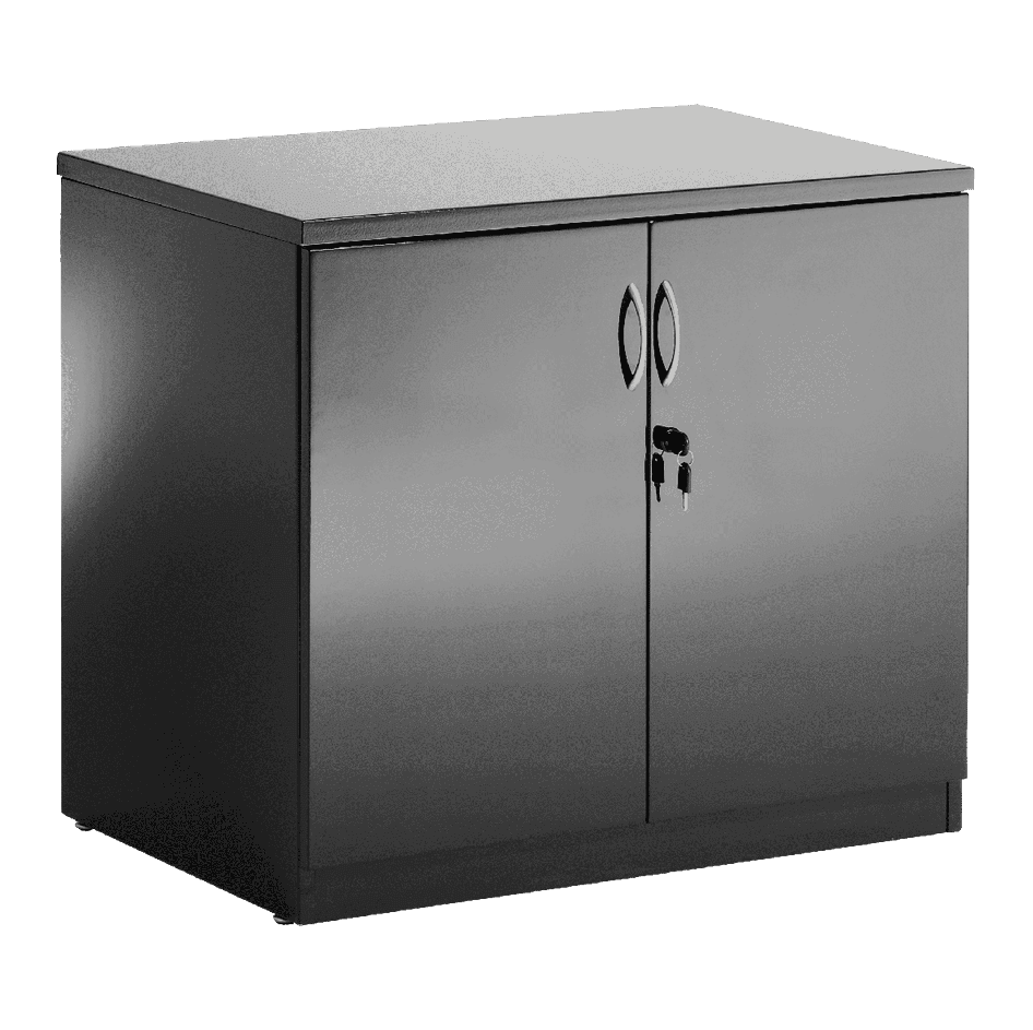 Hi-Gloss High Gloss Cupboard - 800x600x720mm, MFC Material, Self-Assembly, 2 Adjustable Shelves, Lockable Doors, 5-Year Guarantee