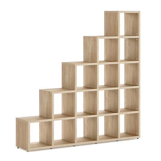 Boon 15x Cube Stepped Shelf Storage System - 1830x1810x330mm - Office Products Online