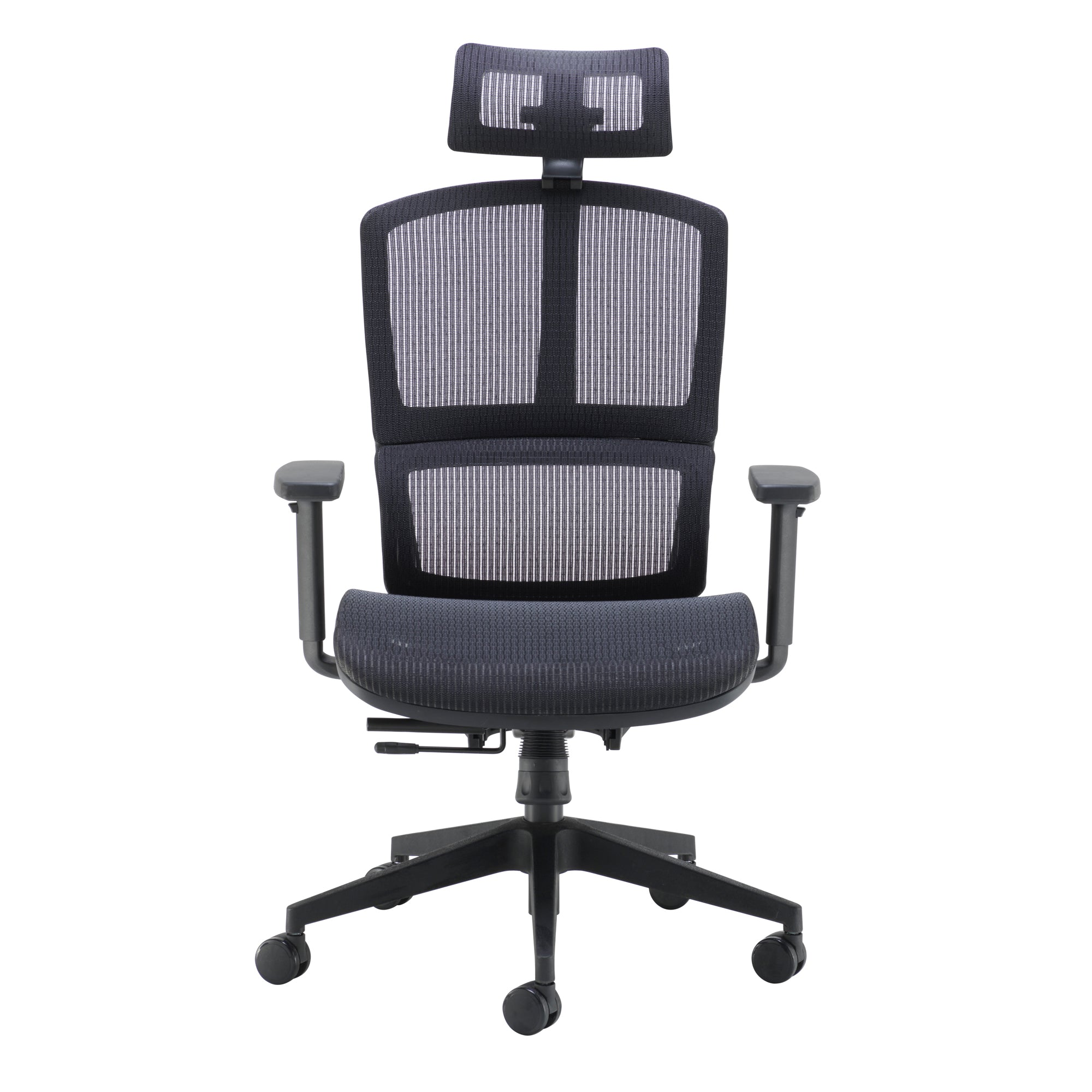 Alto Mesh Office Chair in Black With Height Adjustable Arms