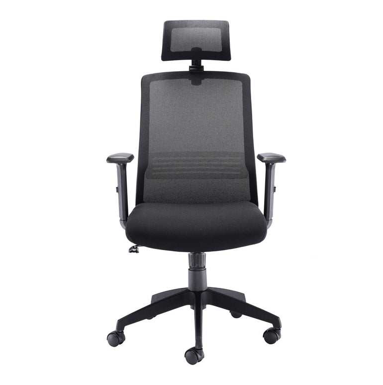 Denali High Back Mesh Chair With Headrest