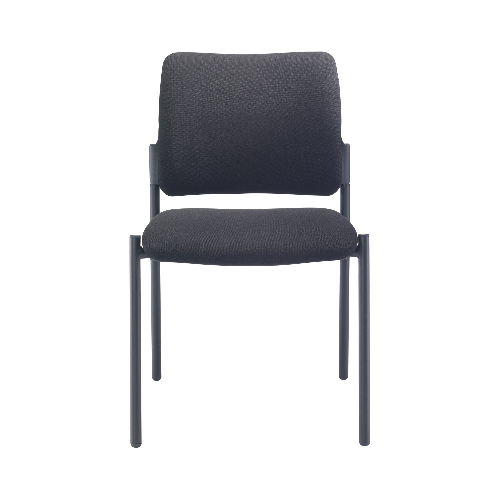 Florence Side Chair 4 Leg Upholstered Black Frame