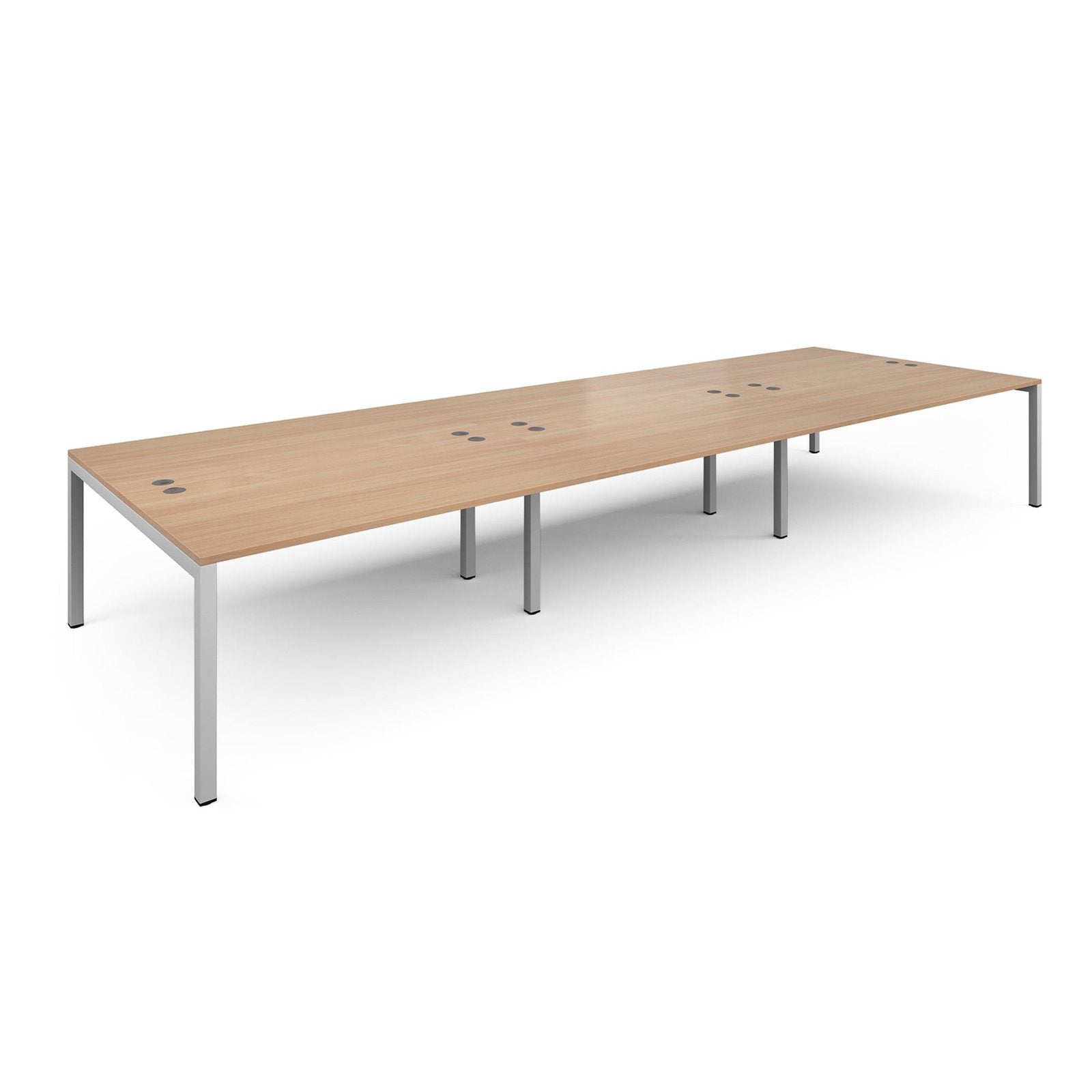 Connex triple to back desks - Office Products Online