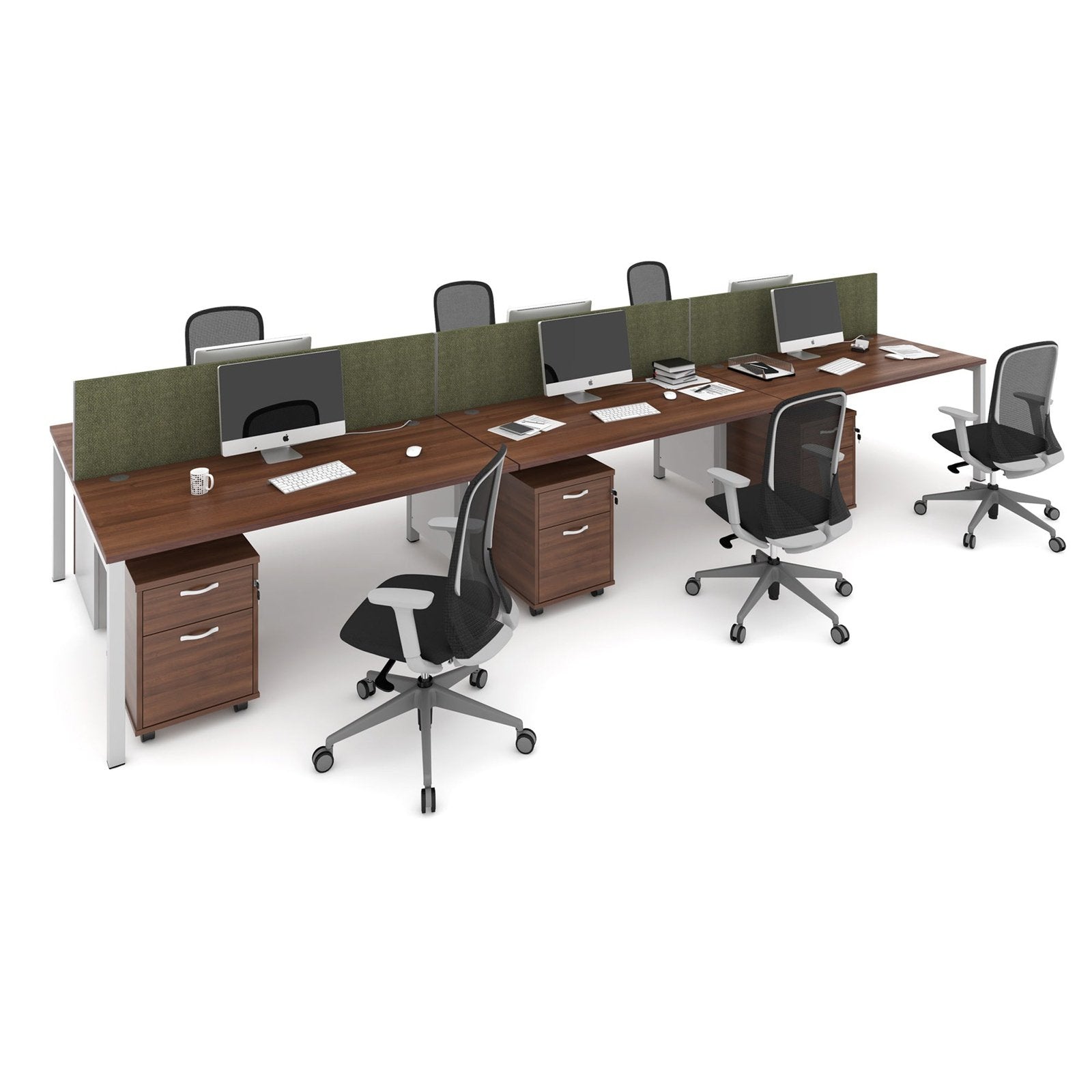 Connex triple to back desks - Office Products Online